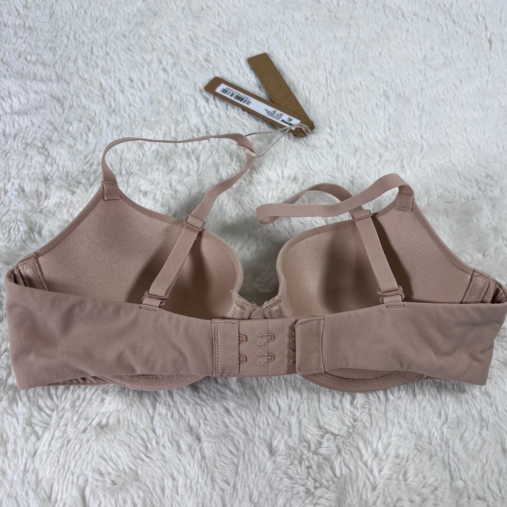 Skims Women's Fits Everybody Push Up Demi Bra Mica Tan Size‎ 32B BR-UWR-2295 NEW - Picture 5 of 10